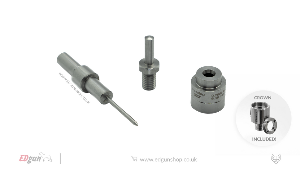 Spare Pellet Die 2025 – Presslug Pellet Press6.36mm (.2503) / Yes: with Presslug Crown