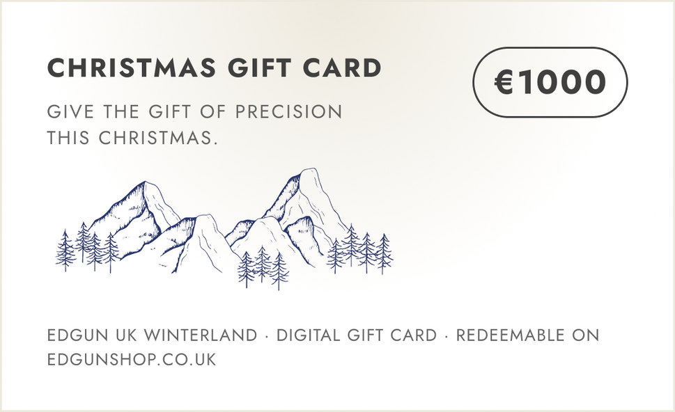 EDgun UK Airguns New Year 2026 Gift Card£1,000.00