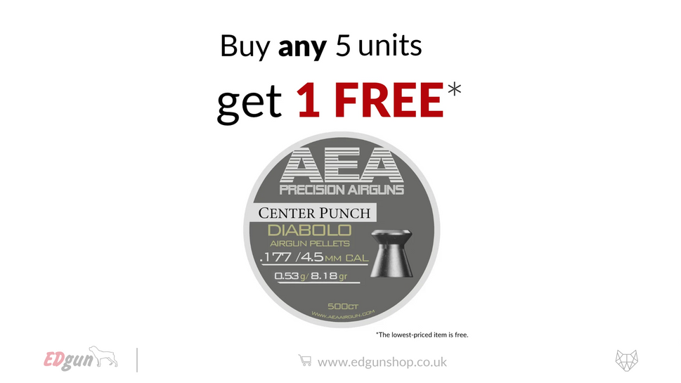 AEA Diabolo Pellets Flat Head · Cal .177 (4.5mm) · Weight 0.53g (8.18gr)