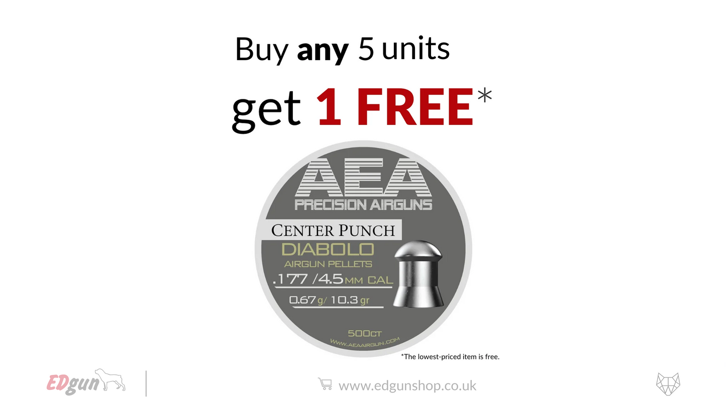 AEA Diabolo Pellets Heavy Round Nose · Cal .177 (4.5mm) · Weight 0.67g (10.3gr)