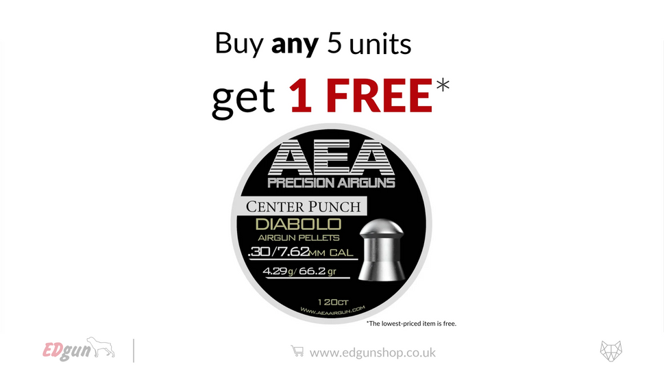 AEA Diabolo Pellets Heavy Round Nose · Cal .30 (7.62mm) · Weight 4.29g (66.2gr)