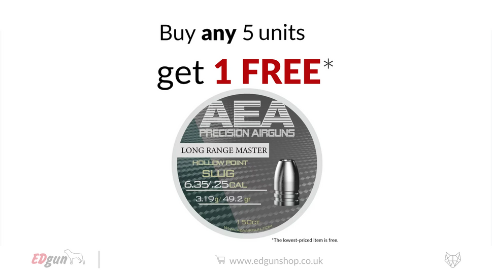 AEA Exact Slug Heavy (+) Hollow Point · Cal .25 (6.35mm) · Weight 3.19g (49.2gr)