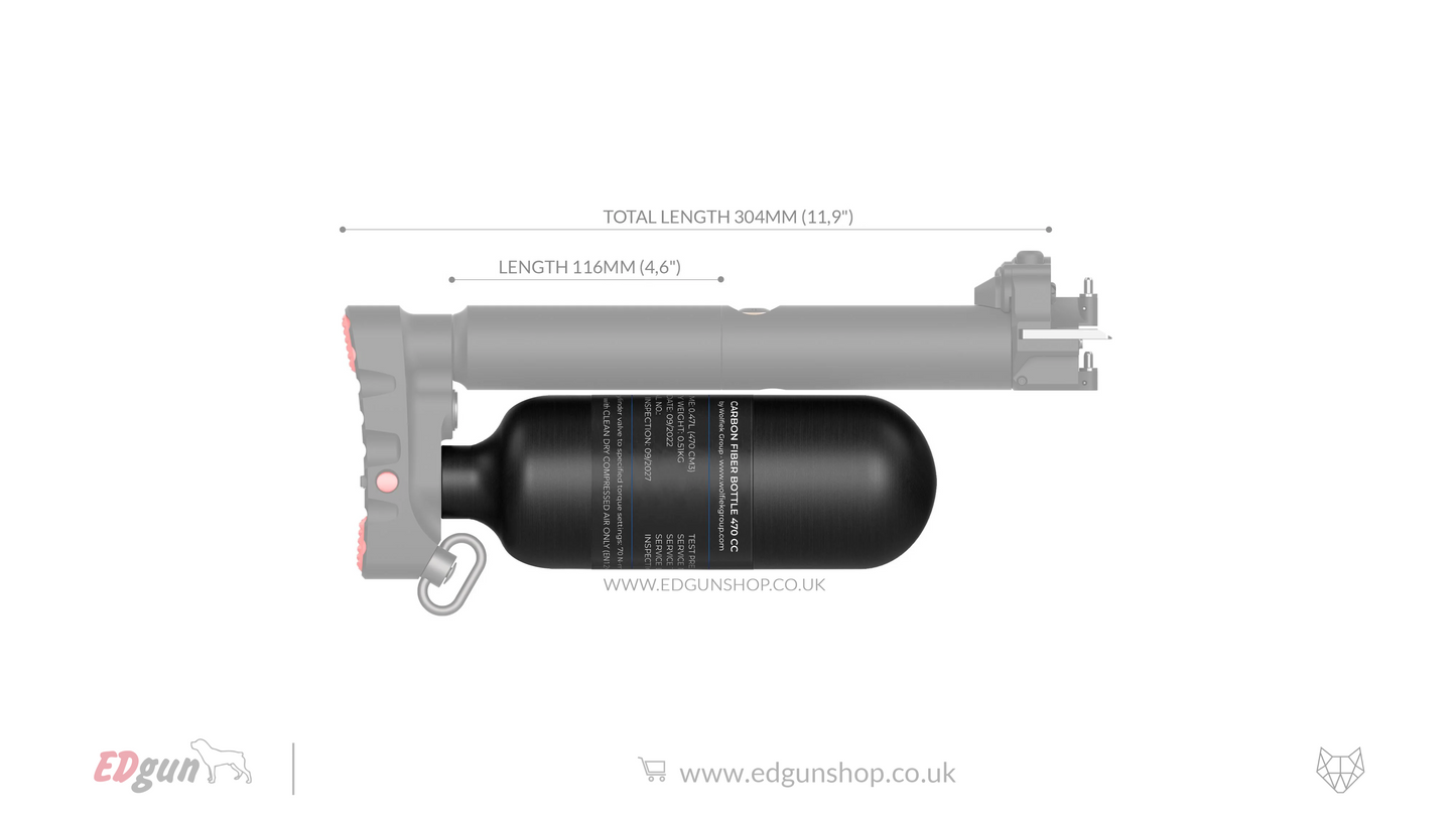 Carbon Fiber Bottle 470cc