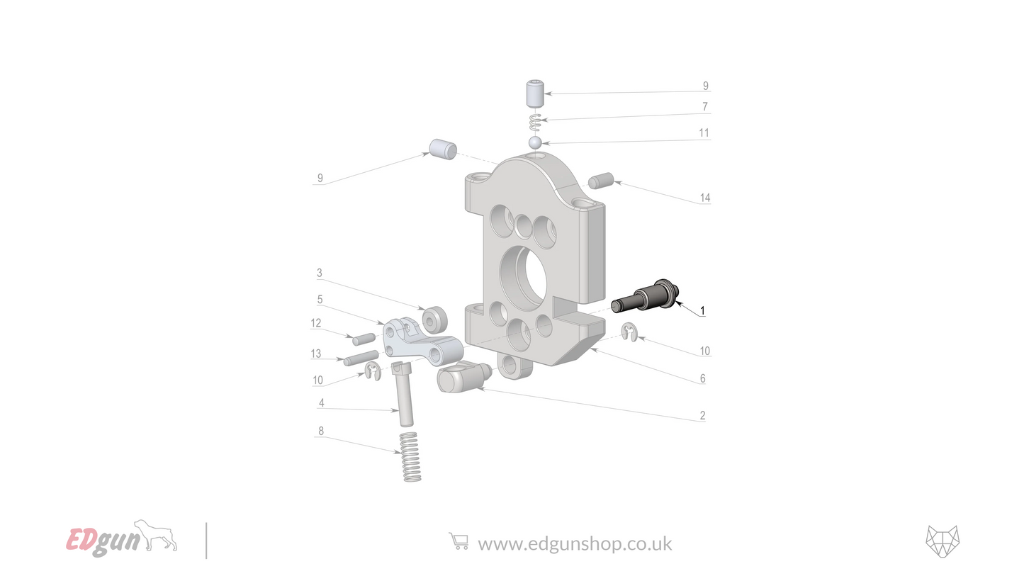 Leshiy 2 · Spare Parts: Hinge LSA241100