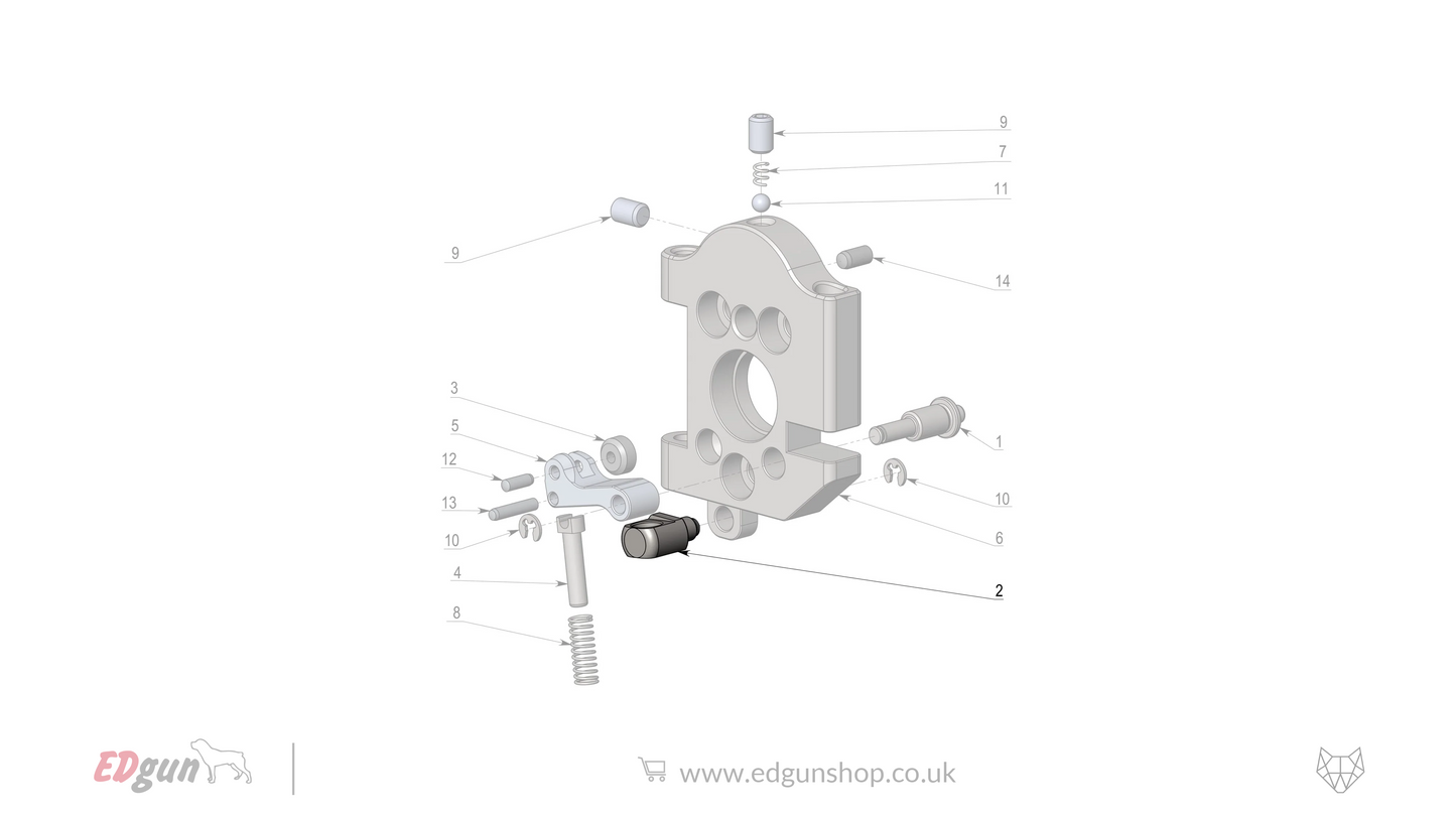 Leshiy 2 · Spare Parts: Hinge LSA241100