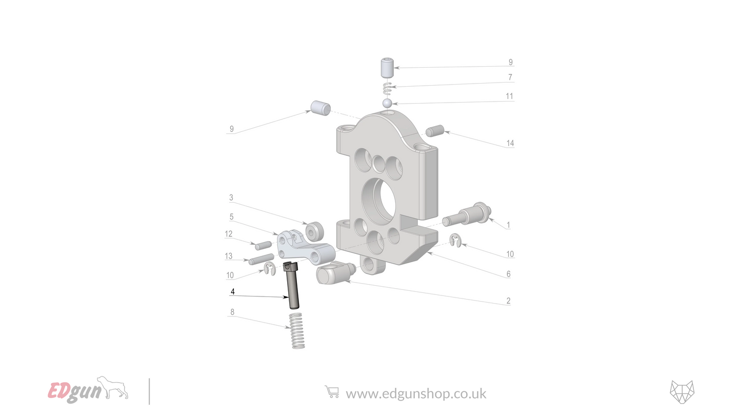 Leshiy 2 · Spare Parts: Hinge LSA241100