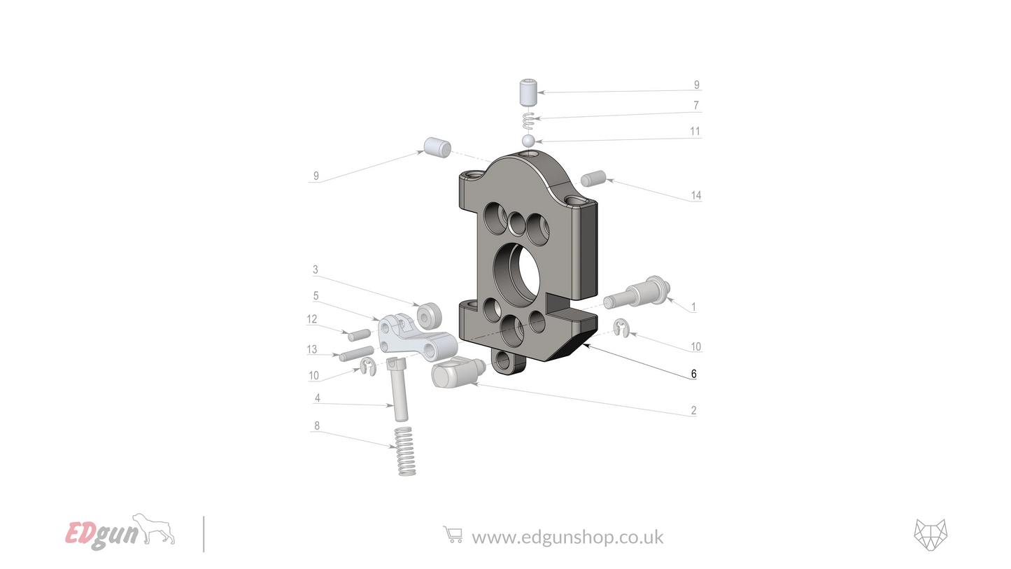 Leshiy 2 · Spare Parts: Hinge LSA241100