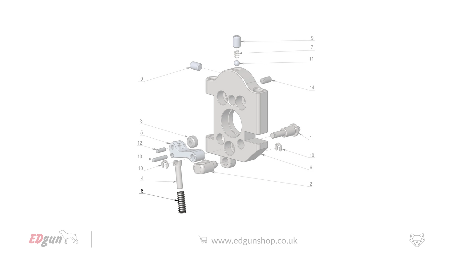 Leshiy 2 · Spare Parts: Hinge LSA241100