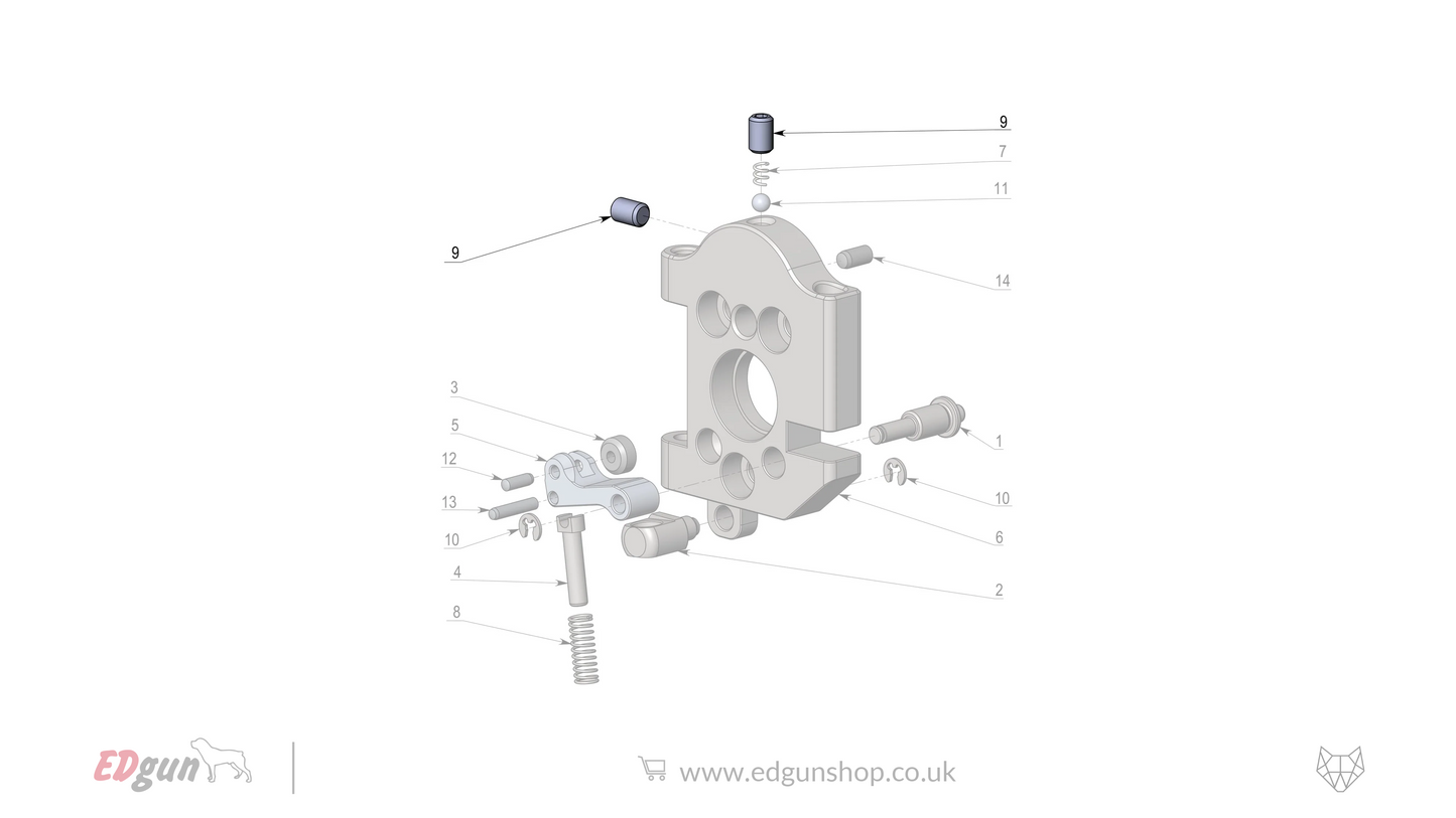 Leshiy 2 · Spare Parts: Hinge LSA241100
