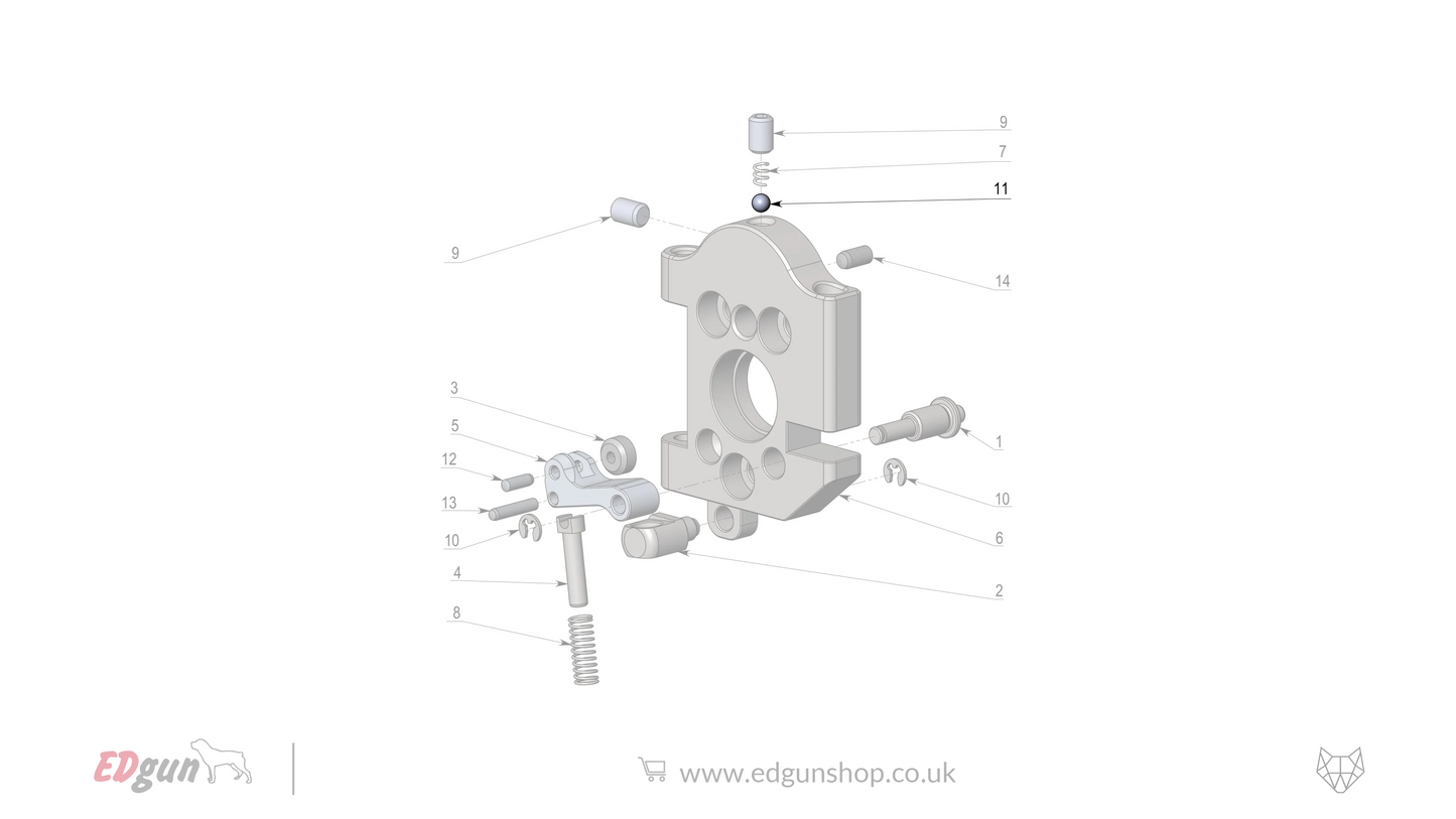 Leshiy 2 · Spare Parts: Hinge LSA241100