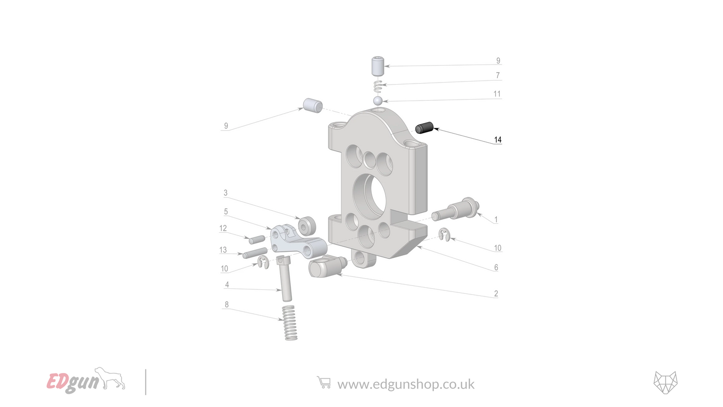Leshiy 2 · Spare Parts: Hinge LSA241100