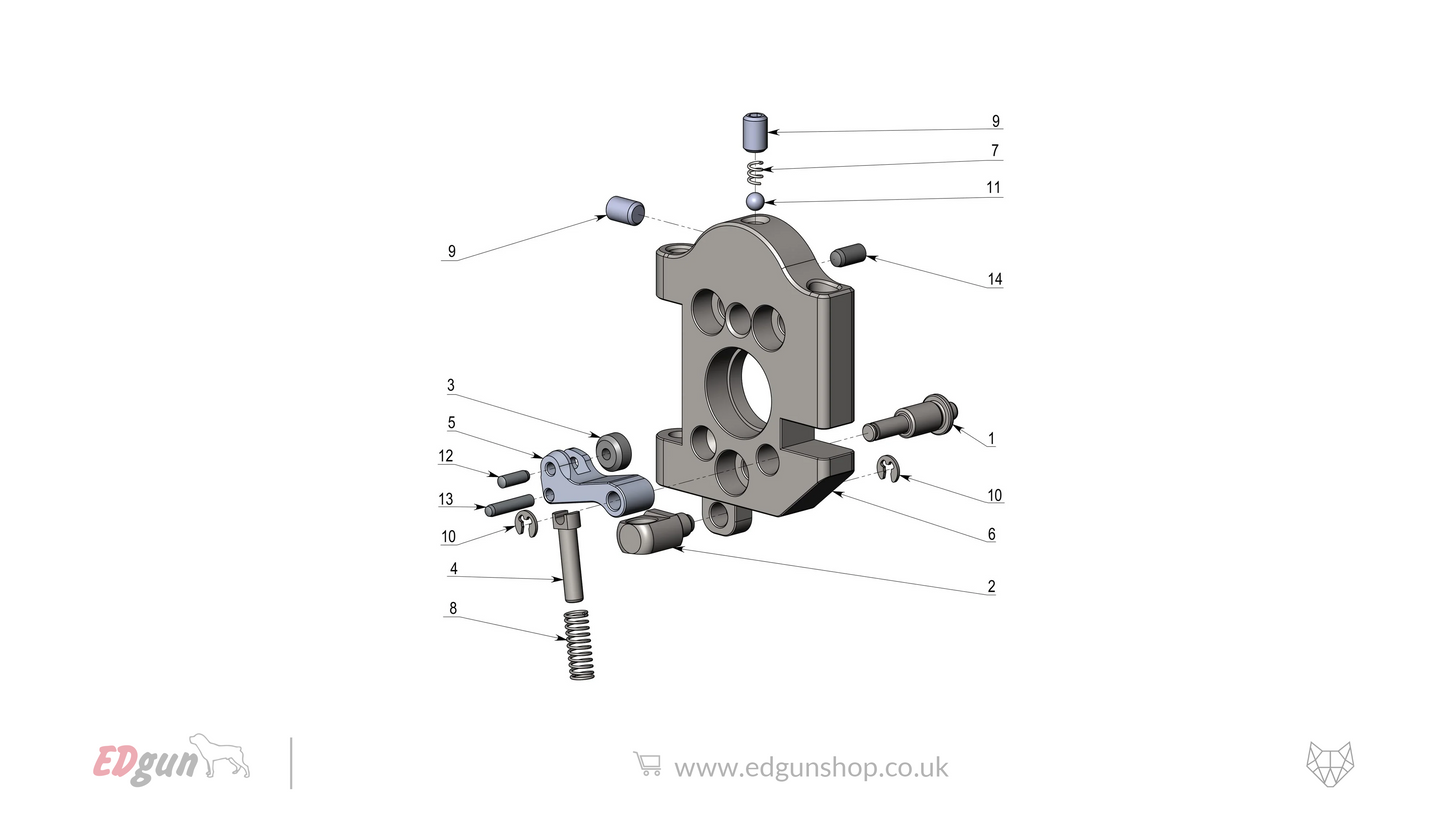 Leshiy 2 · Spare Parts: Hinge LSA241100