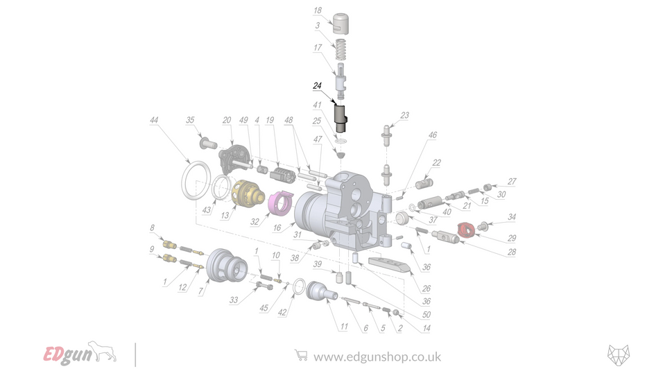 Leshiy 2 · Spare Parts: New Forward Plug LSA24220024