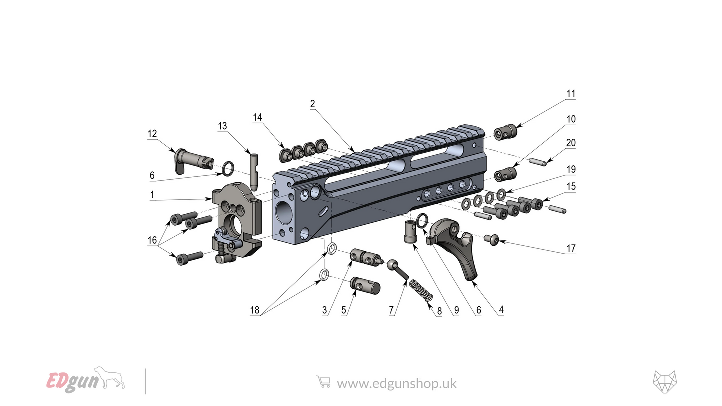 Leshiy 2 · Spare Parts: Receiver LSA241000