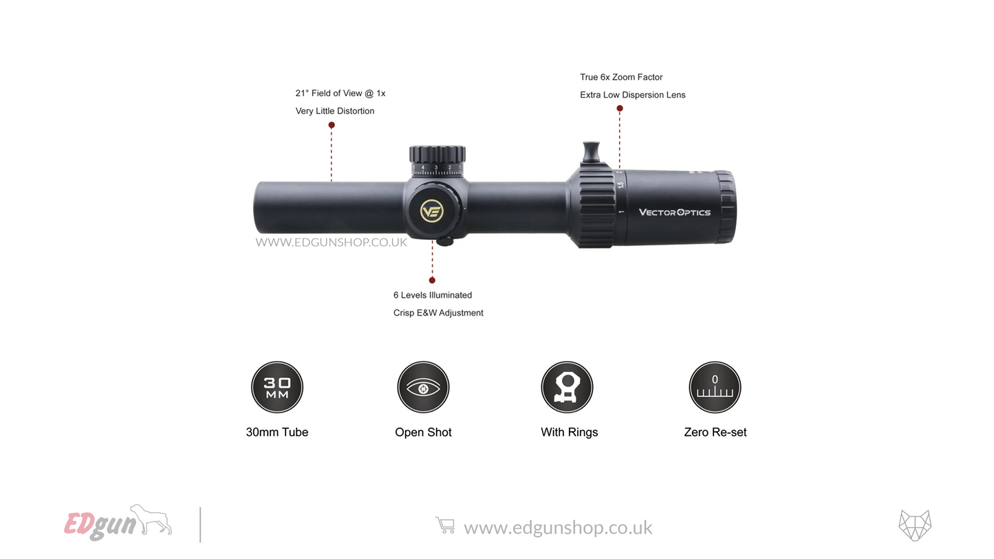 Vector Optics · Taurus 1-6x24 FFP