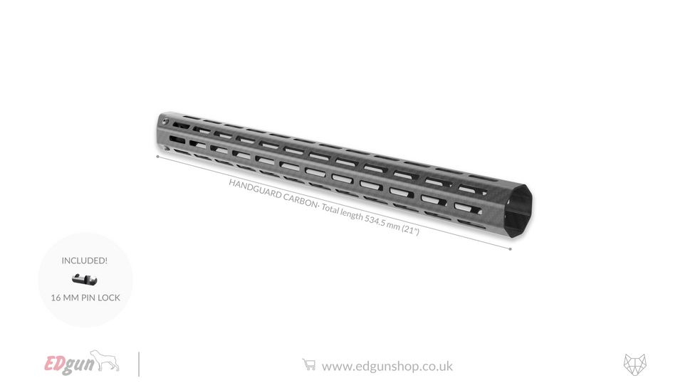 EDgun · Carbon Fiber Handguard534.5 mm / No / No