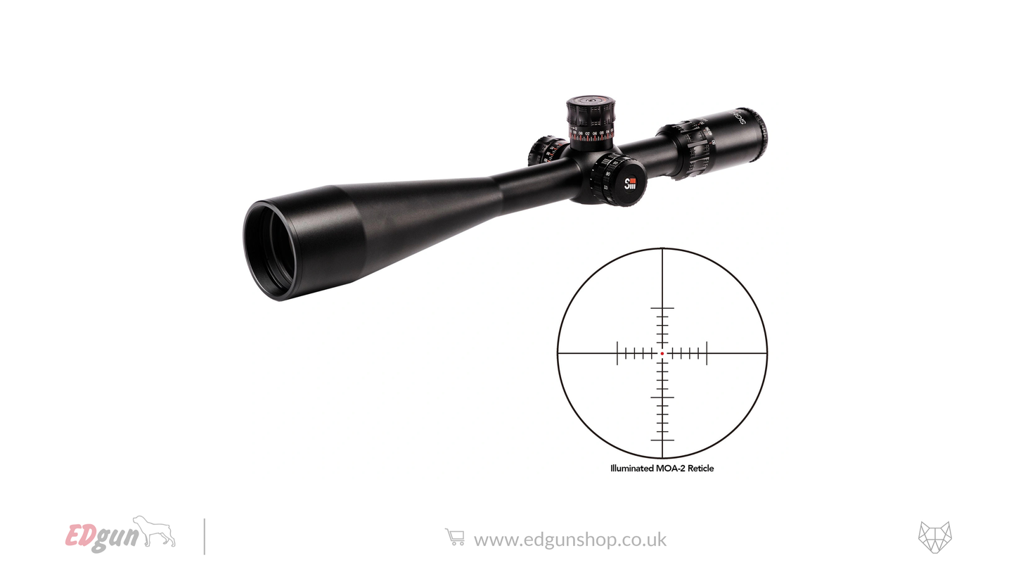 Sightron Riflescope · SIII Precision Long Range 10-50x60 Zero Stop