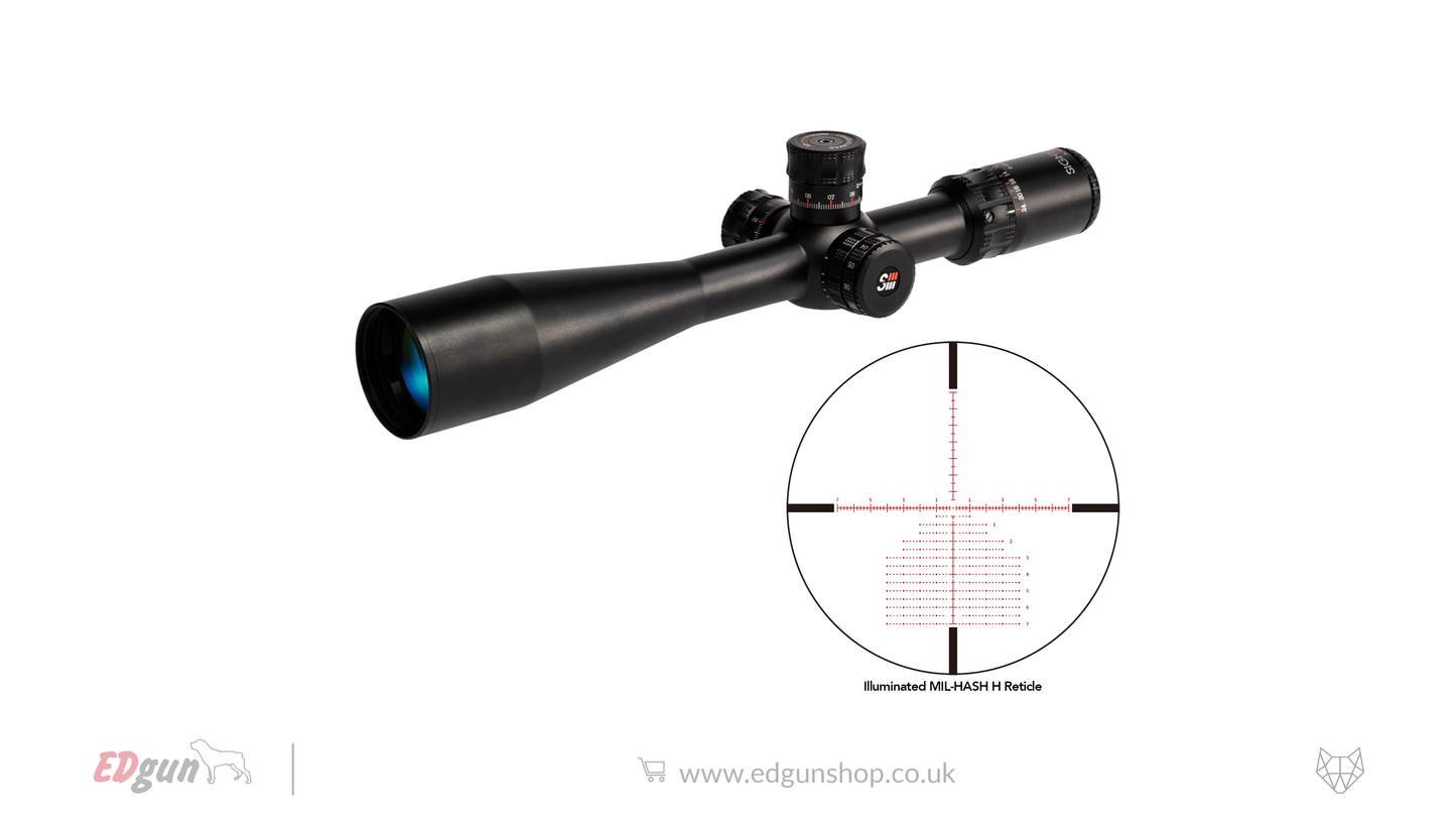 Sightron Riflescope · SIII Precision Long Range FFP 6-24x50 Zero Stop