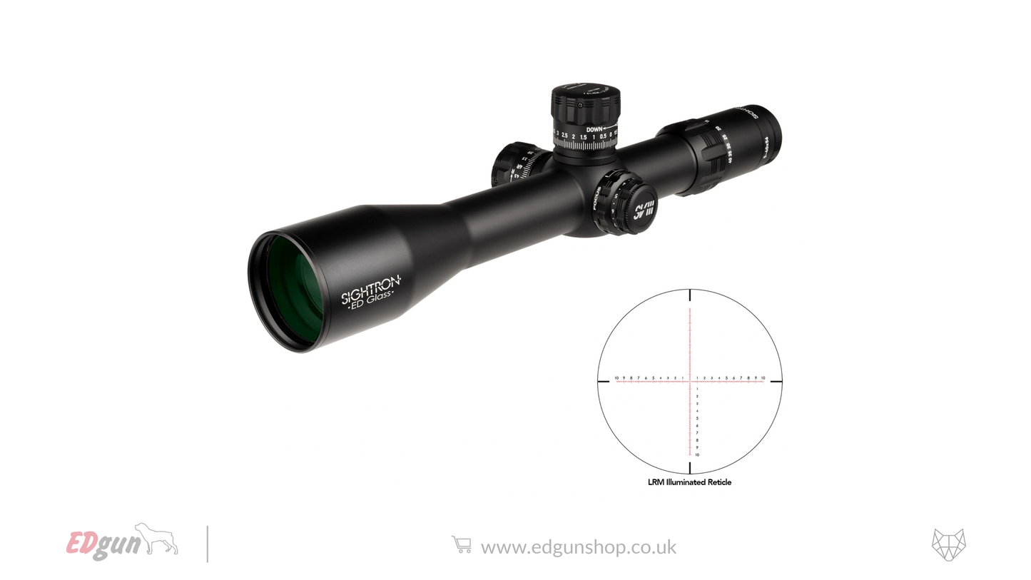 Sightron Riflescope · SVIII 5-40x56 ED FFP IR Zero Stop