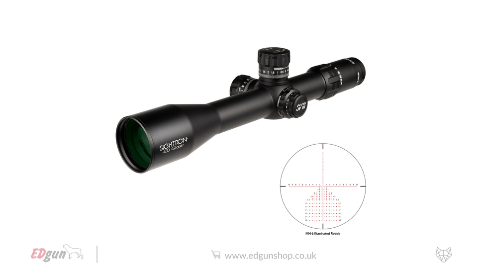 Sightron Riflescope · SVIII 5-40x56 ED FFP IR Zero StopMH-6